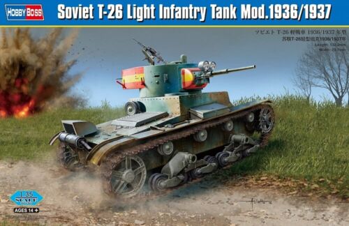 HBB83810 - Hobbyboss 1:35 - Radziecki czołg piechoty T-26 l mod. 1936/1 - Zdjęcie 1 z 1