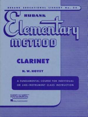 Rubank Elementary Method Clarinet (Rubank Educational Library) - GOOD
