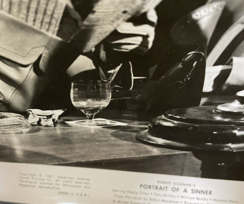 Bar Scene Portrait of a Sinner Movie Photo Nadja Tiller Tony Britton 1961 600617 - Picture 7 of 7