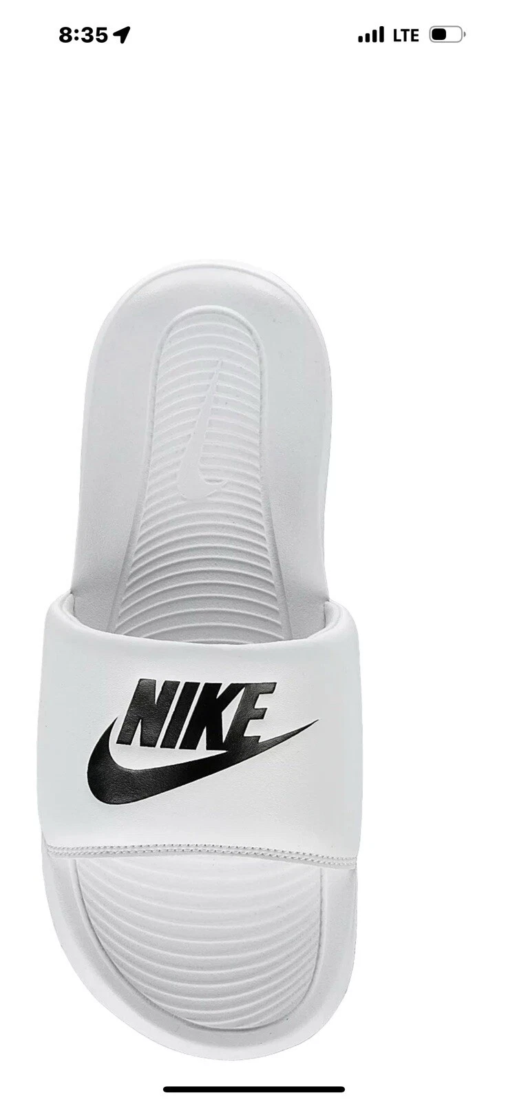 Nike Victori One Slides Uomo Bianco Bianco Taglia 12