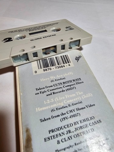 1980s PAULA ABDUL & GLORIA ESTEFAN CASSETTES SINGLES TAPES STRAIGHT UP FOREVER - Picture 8 of 18