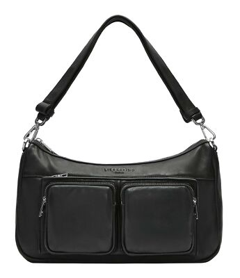 LIEBESKIND BERLIN Sheep Natural Hobo Bag M Schultertasche Black Neu