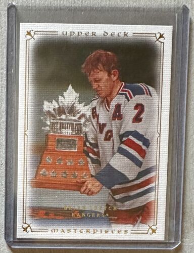 2008-09 Upper Deck Masterpieces #49 Brian Leetch New York Rangers - Picture 1 of 1