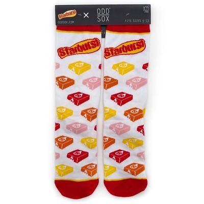 Odd Sox Starburst Candy Crew Socks Mens Womens Colorful