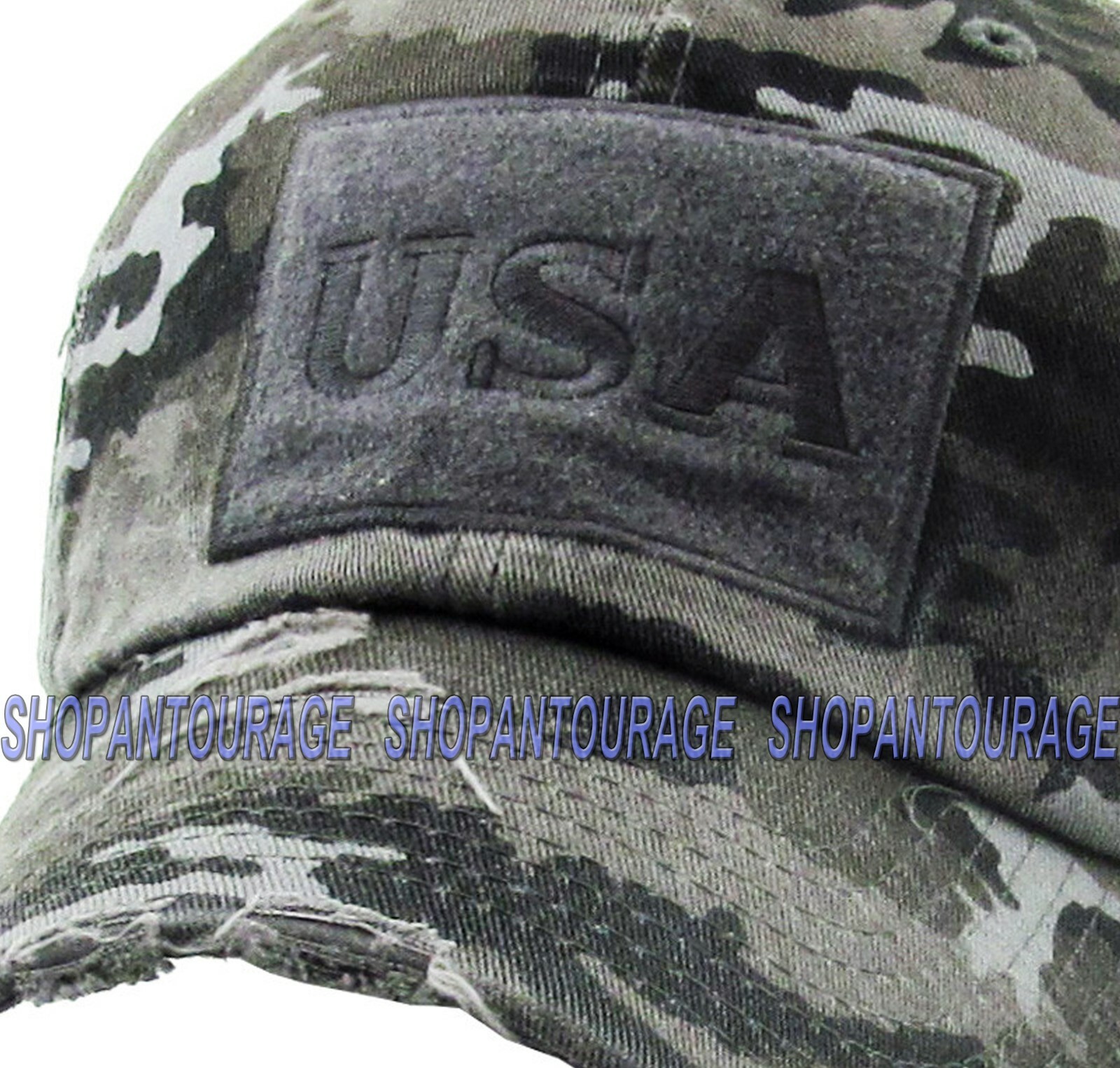 Kbethos USA Flag Patch US Army Navy Military Tactical Operator Trucker Cap Hat