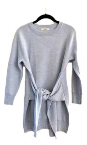 tie front jumper dress