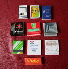 Streichholzschachteln 10 verschiedene  - Heftchen - (10)