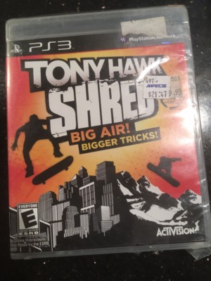 Tony Hawk: Shred (Sony PlayStation 3, 2010) Factory Sealed