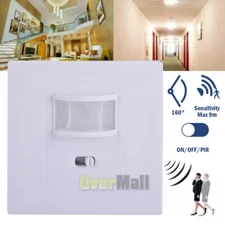 New Automatic PIR Occupancy Motion Sensor Light Switch Auto On/Off Infrared Lamp