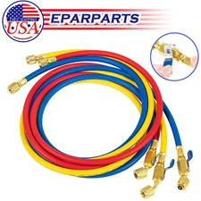 29986 Plus II 1/4" Hose w/Compact Ball Valve For R-410A,R-22, R-404A Refrigerant