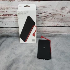 Verizon Power Pack Slim 4000mAh with Micro-USB Connection & USB Port, Black/Red
