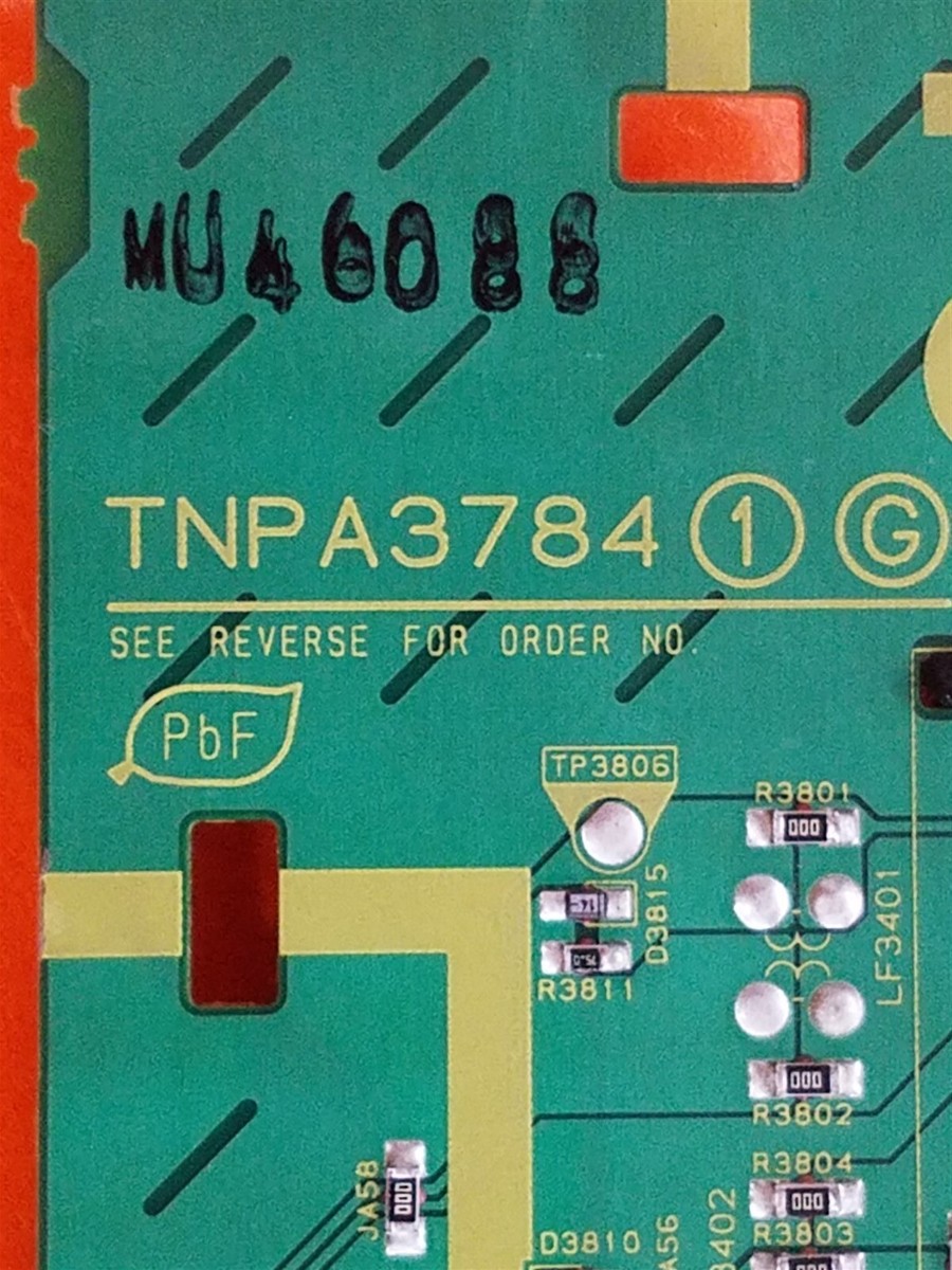 テレビ udhebfke TV Side AV Board TNPA3784 | eBay