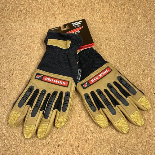 Red Wing Men's Iron Clad Ranch Worx Washable Leather Work Gloves 95243 All Sizes | eBay