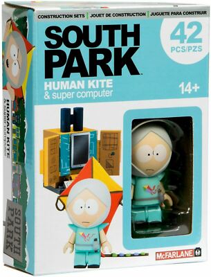 NEW McFarlane Toys South Park Human Kite & Super Computer Micro Construction Set
