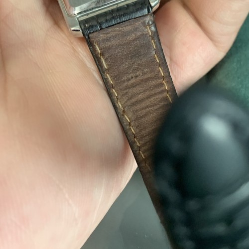 UNIQUE Women's Watch ESQ Swiss "Tank" E5371 Sapphire Crystal Blue Cabochon Crown - Picture 15 of 24