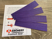 PURPLE SILENCERS Archery Bow String Whiskers For Recurve Compound QUIET TIE ON
