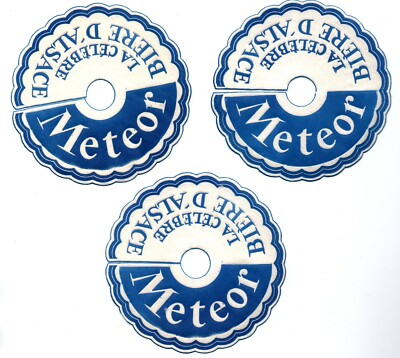 Lot 9 Verres Bière Wendelinus Meteor