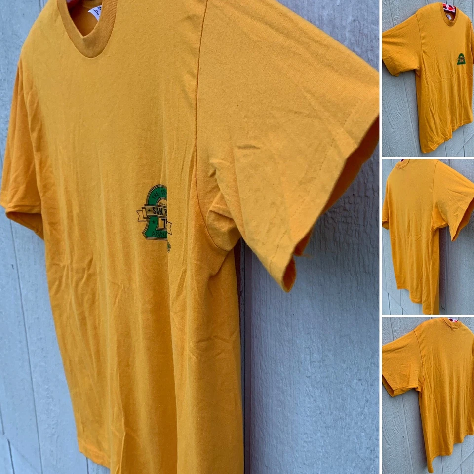Camiseta vintage La ciudad de San Bruno 75 aniversario 1914 1989 talla XL 46-48 Foto 2 de 4