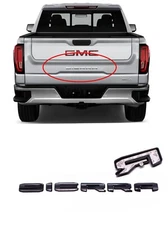 Black Sierra Emblem Fit 2019-2024 GMC Sierra 1500 2500HD 3500HD Overlay Emblem