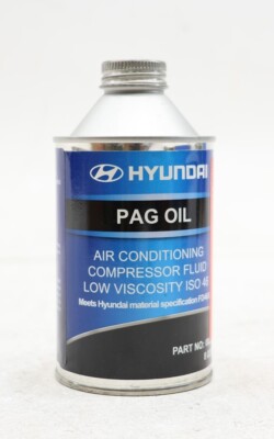 NEW OEM A/C Compressor PAG Oil Low Viscosity ISO 46 8oz. 0023219022 for Hyundai 