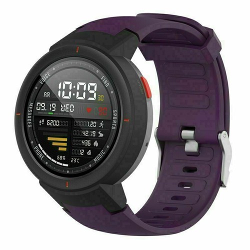Silicone Wristband Bracelet Replace Part For Huami Amazfit Verge 3 Watch ZHT - Picture 3 of 21