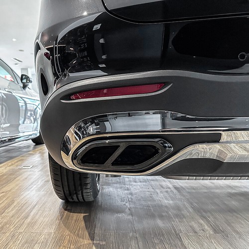 for Mercedes Benz GLC X254 2023+ AMG Pair Exhaust Tail Pipe Mufflers Cover Trim - Picture 3 of 7