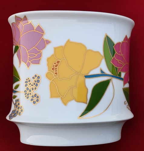 Rosenthal Vase, Blumenvase, Studio Line Germany Porzellan, oval, von W. Bauer - Bild 3 von 15