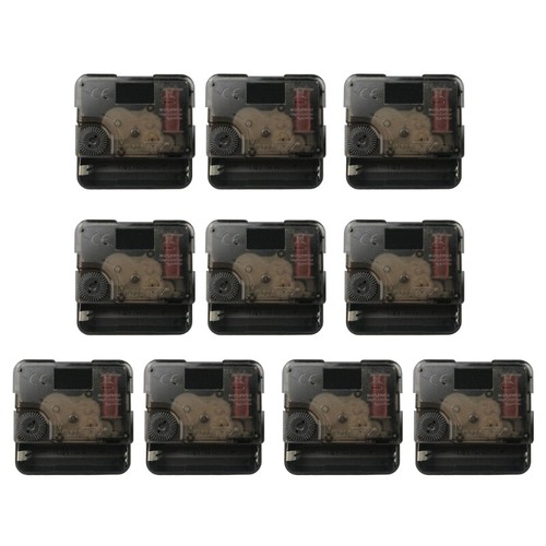 10Pcs Battery Operated Clock Movement Mechanism Quiet Motor for Crafting Clock - Picture 2 of 8