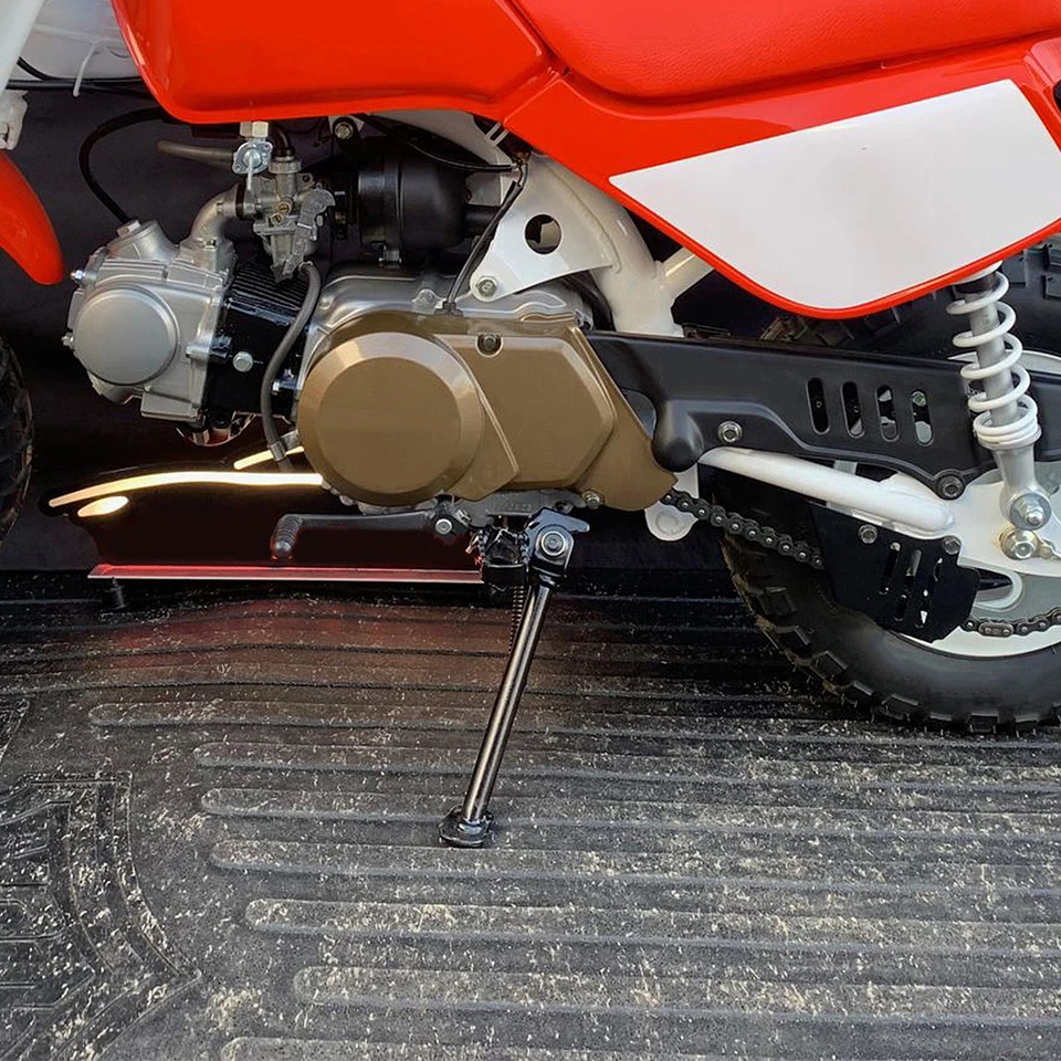 Черная боковая откидная подставка в сборе подходит для Honda Z50R A - ПОДСТАВКА/СТУПЕНЬКА 1979-1985 1980 - Изображение 4 из 4