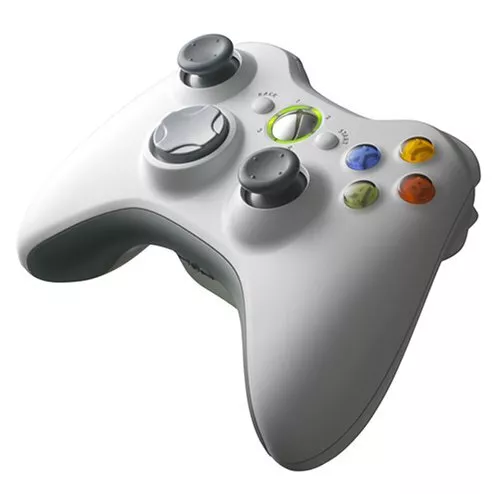 Microsoft Xbox 360 Wireless Controller White with Battery