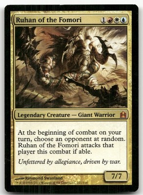 Ruhan of the Fomori #221 (LP) Commander CMD Magic MTG