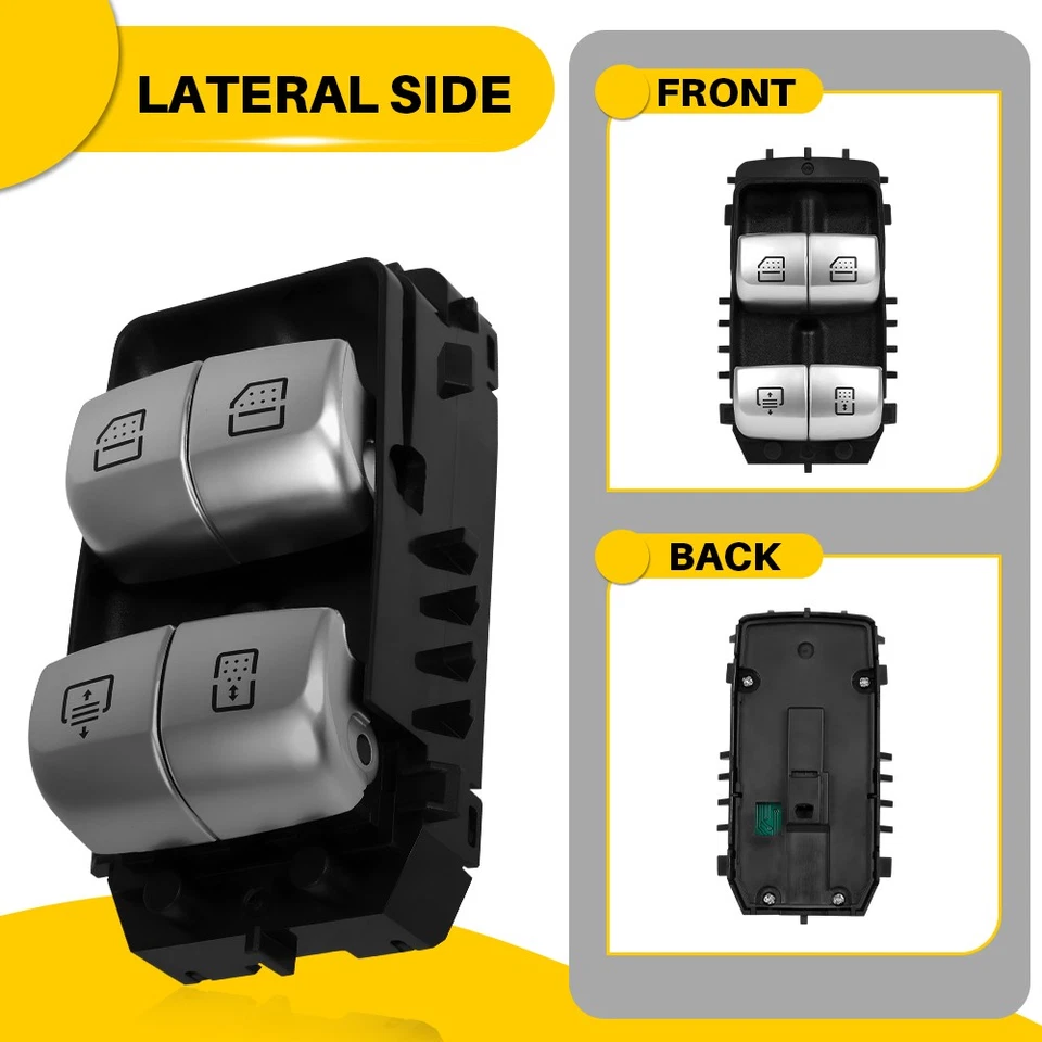 Interruptor ventana eléctrica trasero izquierdo 2229051505 para mercedes-benz w222 s550 s600 Foto 3 de 4