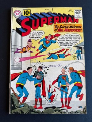 Superman #148 - Mr. Mxyzptlk's Super-Mischief! (DC, 1961) Fine-