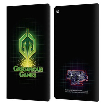 OFFICIAL READY PLAYER ONE GRAPHICS LEATHER BOOK WALLET CASE FOR AMAZON FIRE