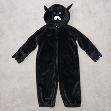 Old Navy Black Cat Kitty Hooded Halloween Costume Baby 3-6 Months