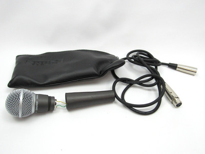 Shure SM58 Dynamic Handheld Vocal Microphone XLR Black w/ Pouch NEEDS REPAIRED
