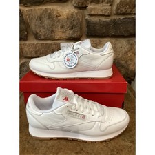Reebok Classic Leather White Gum Sole Sneakers 100008491 Mens 10 Womens 11.5 New