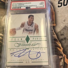 2012 Panini Flawless - Team Panini Autographs Emerald Blake Griffin #04/5