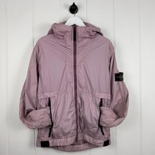 Stone Island Membrana TC Hooded Jacket Pink – Size Large