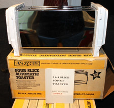 Vintage Black Angus Model#684822 4 Slice Automatic Toaster Brand New NOS 220v