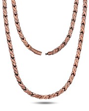 Pure Copper Necklace for Women Men Arthritis Pain Therapy