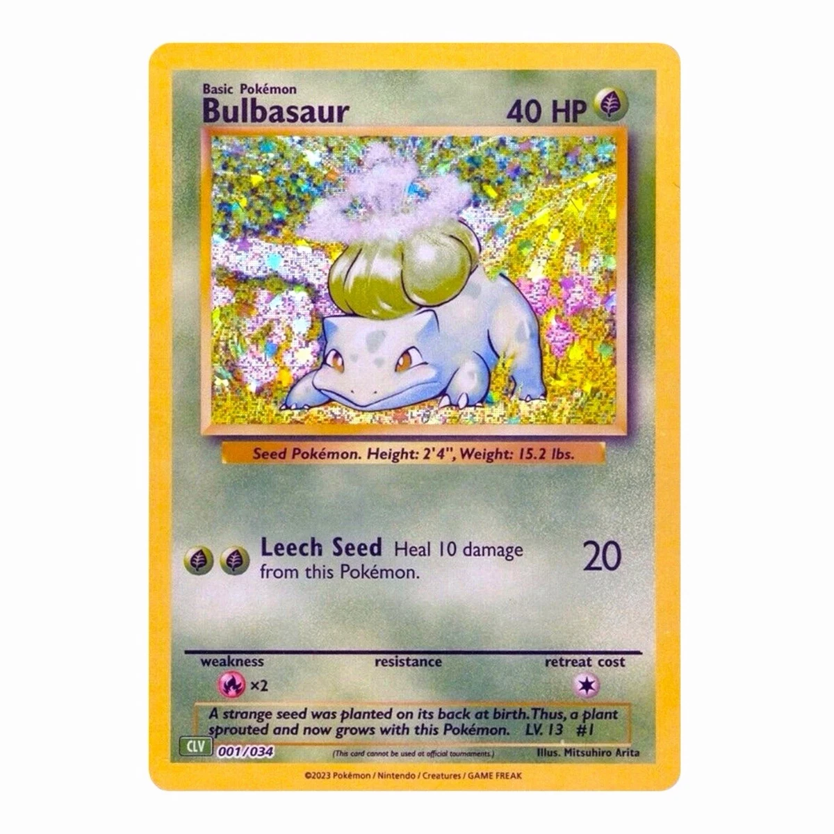 bulbasaur pokemon card price - 44/102 - Common Grass Leech Seed (20) Heal 10 damage from this Pokémon. Pokémon TCG: Pokémon GO Pin