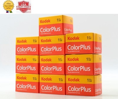 [New] 10 rolls Kodak Color Plus 200 24 EXP 35mm Color Film ISO 200 11/2026 JAPAN