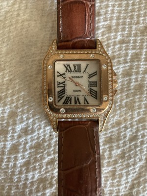 Gossip Ladies Quartz Watch Gemstone Bezel