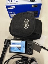 Samsung ST76 16.1MP Digital Camera - Black- USB Charger , battery and SD card