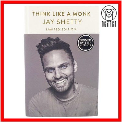 Think Like a Monk Jay Shetty Limited Edition Hardback Signed Copy 2020