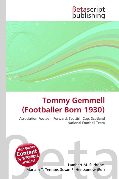 Lambert M. Surhone (U. A.) | Tommy Gemmell (Footballer Born 1930) | Taschenbuch-image