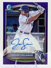 Jac Caglianone Bowman 2025 Mojo Purple Refractor /199 Auto