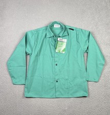 Westex FR7A Welding Jacket Mens Large Green Flame Resistant Cotton FR-7A NWT