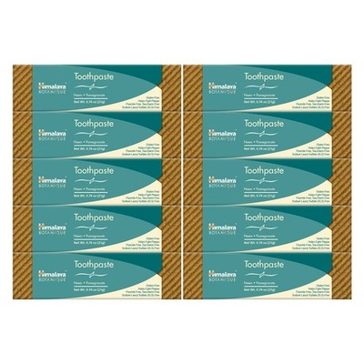 Himalaya Botanique Neem & Pomegranate Travel Toothpaste, Mint Flavor - Travel Si